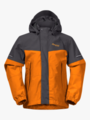 Bergans Lilletind Kids Jacket Cloudberry Yellow / Solid Dark Grey