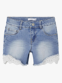 Name It Salli Slim Denim Shorts Medium Blue Denim