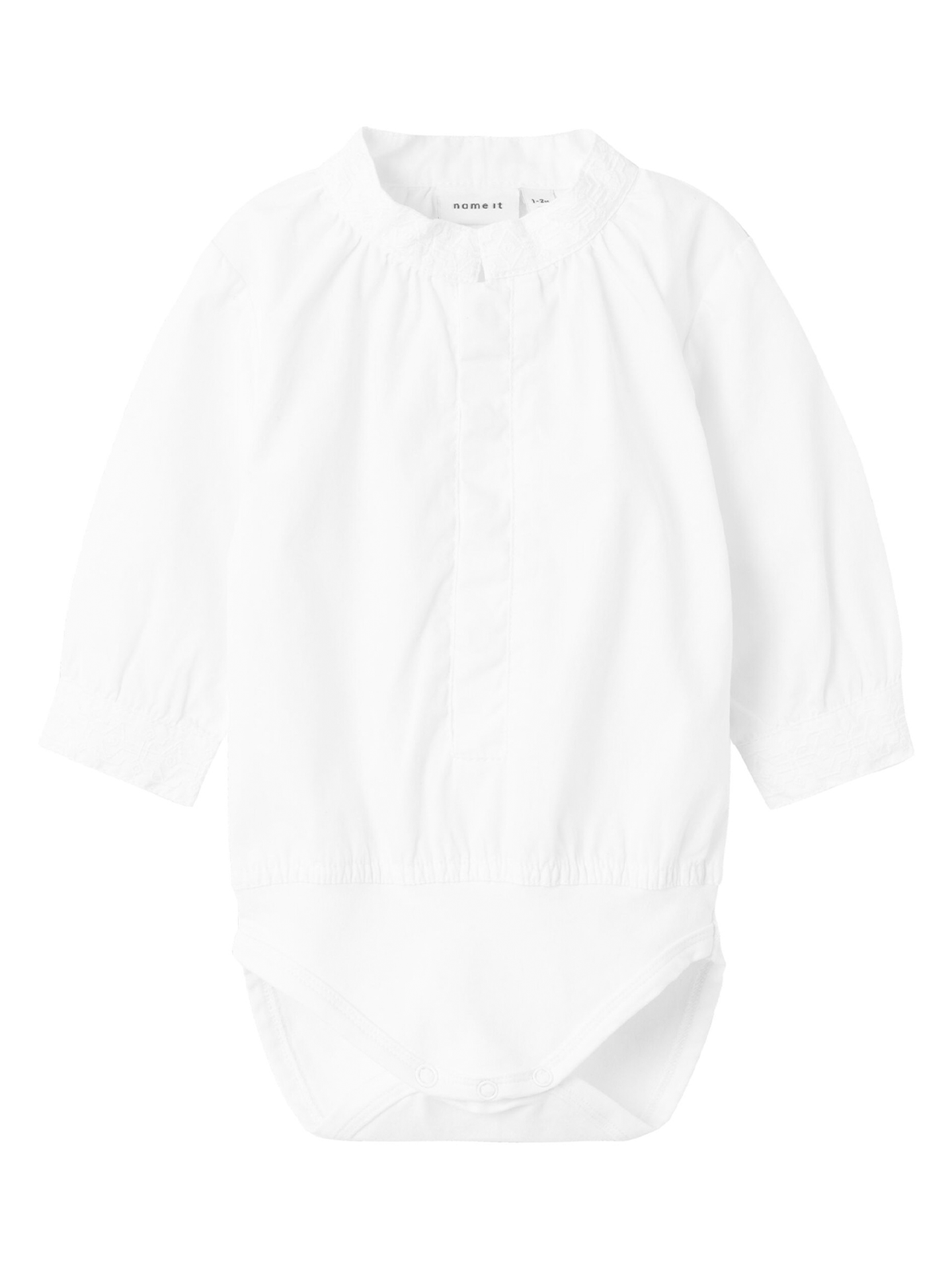 Name It Toby Long Sleeve Shirtbody XXIV Bright White