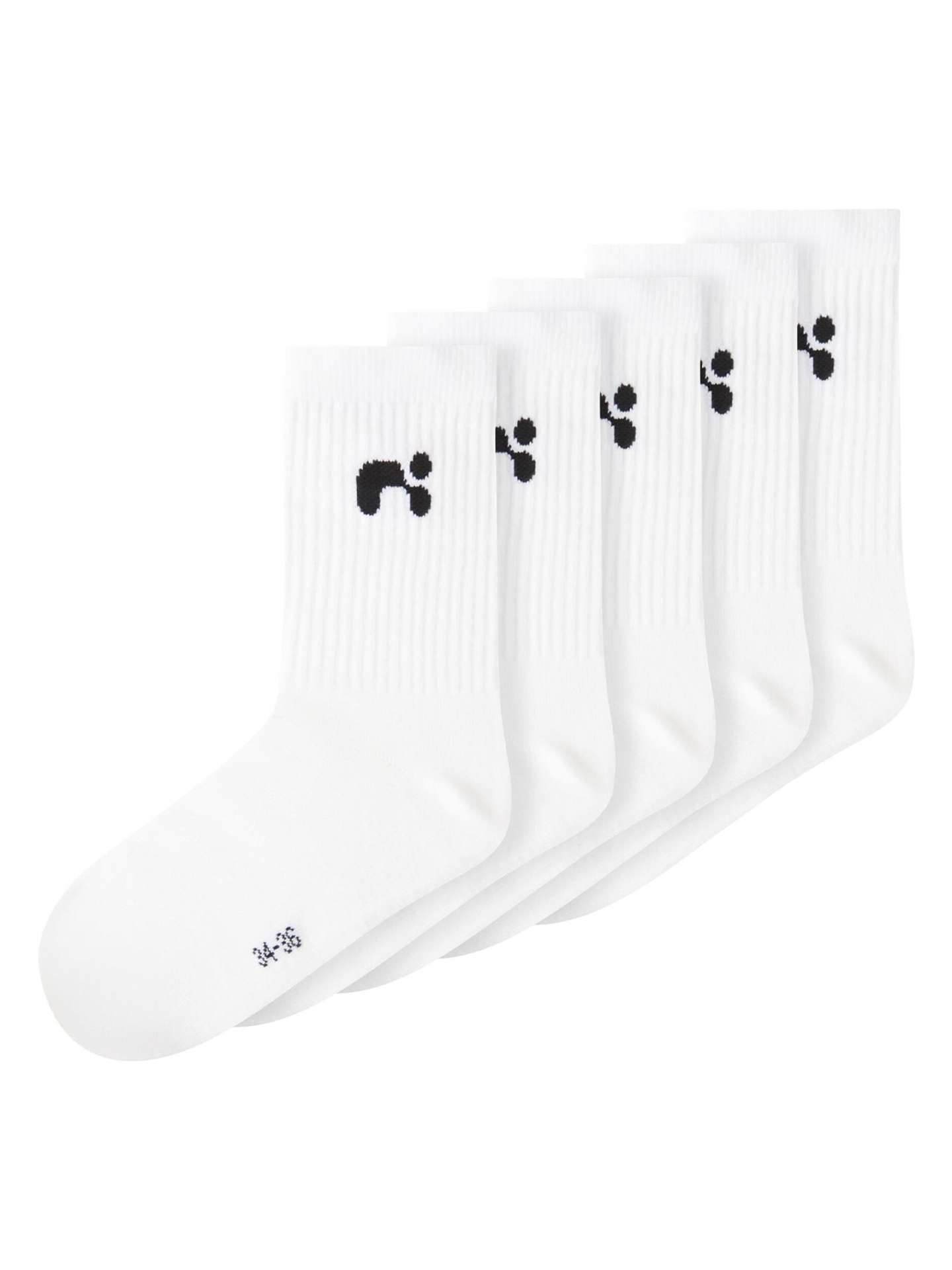 Name It Laris 5-Pack Sock Noos Bright White