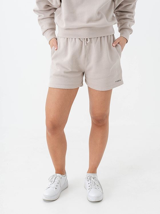 7 DAYS Active Organic Sweatshorts Silver Gray
