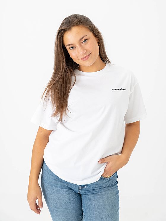7 DAYS Active Organic Star Tee Brilliant White