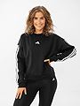 adidas 3-Stripes Fleece Sweater Black