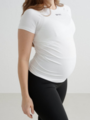 Aim'n Soft Basic Maternity Short Sleeve White
