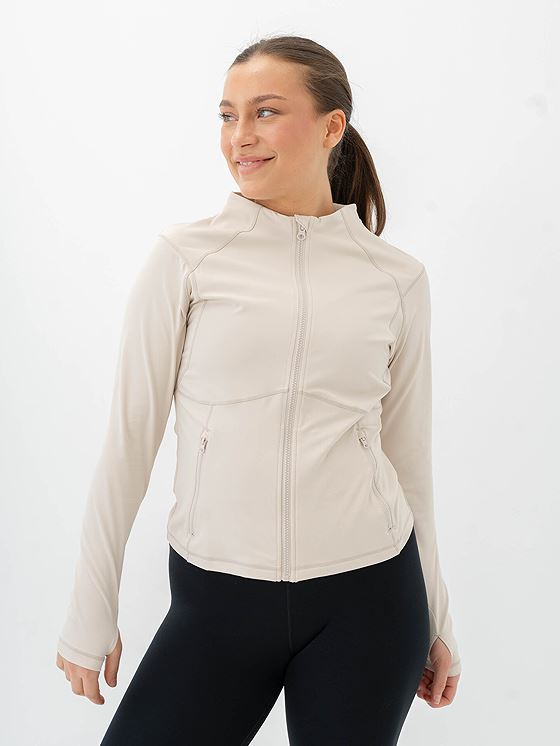Aim'n Sculpting Zip Jacket Clay