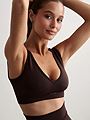 Aim'n Shape Seamless Deep Cut Bra Chocolate