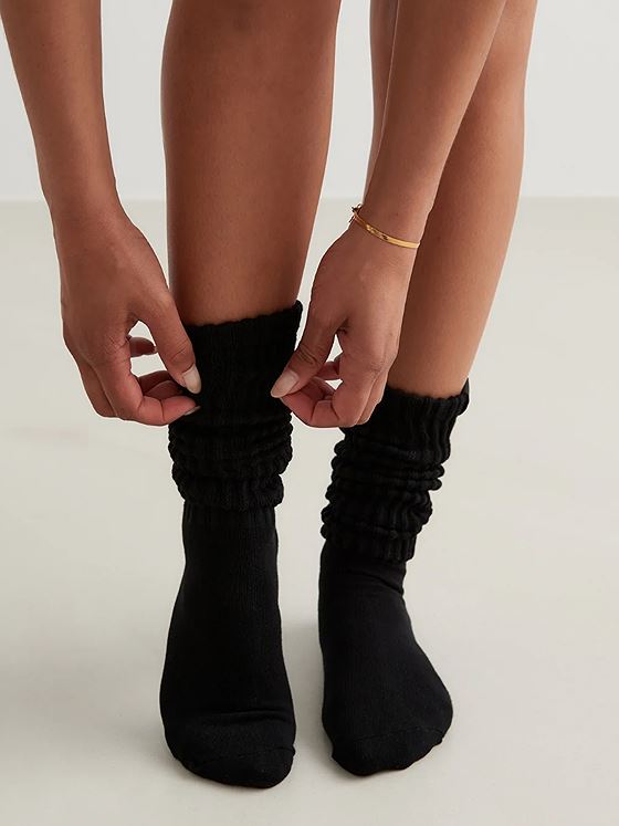 Aim'n Slouch Socks Black