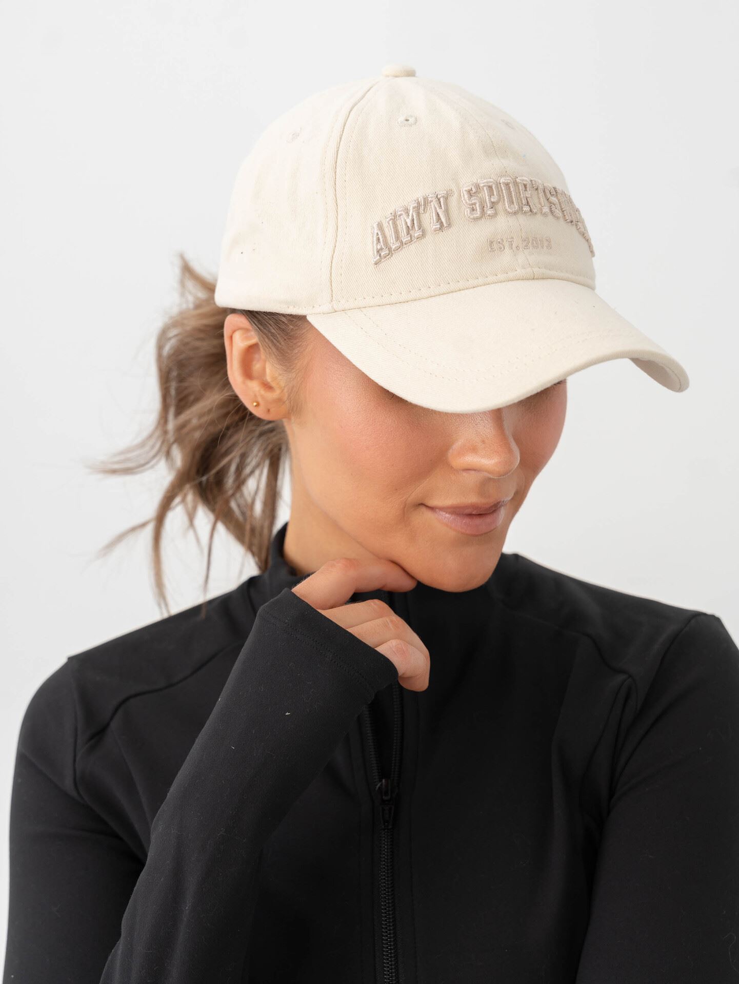 Aim'n Varsity Cap Cafè au lait