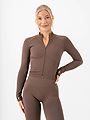 Aim'n Shape Seamless Zip Jacket Macchiato