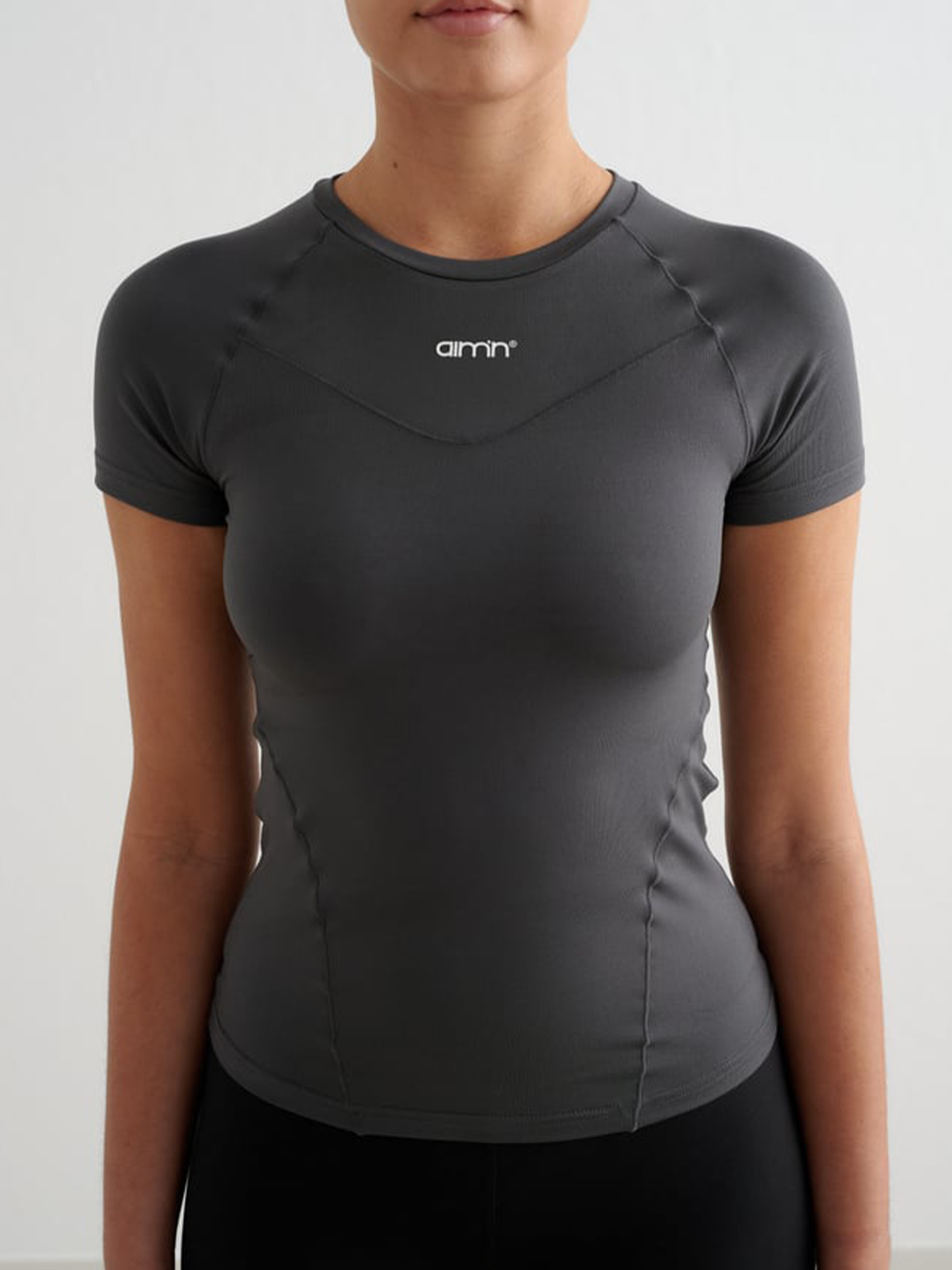Aim'n Soft Basic Short Sleeve Shadow Grey
