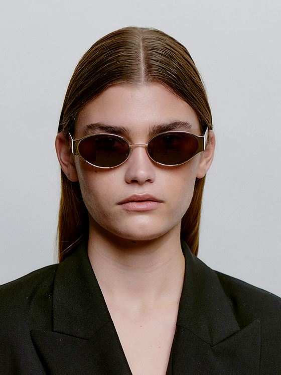 A. KJÆRBEDE Bella Gold Demi Tortoise