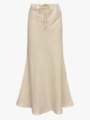 A-View Linen maxi skirt Beige