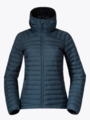 Bergans Lava Light Down Jacket w/Hood Women Orion Blue