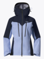 Bergans Tind 3-Lags Shell Jacket Women Blueberry Milk/Navy Blue