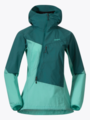 Bergans Tind Windbreaker Anorak Women Light Malachite Green / Malachite Green