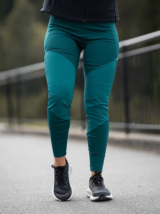 Bergans Tind Vertical Rock Tights Women Malachite Green