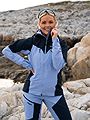 Bergans Tind Softshell Jacket Women Blueberry Milk / Navy Blue
