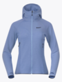 Bergans Tind Merino Hood Jacket Women Blueberry Milk