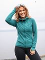 Bergans Tind Merino Hood Jacket Women Malachite Green