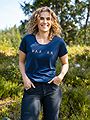 Bergans Vaagaa Explore Merino Tee Women NavyBlue