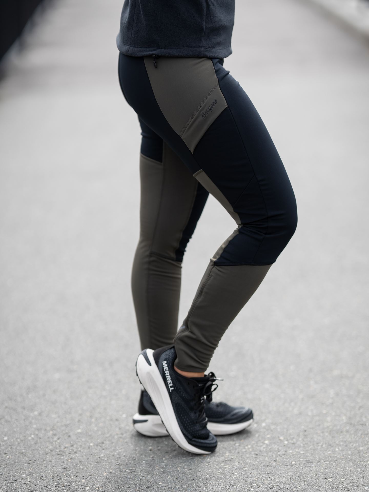 Bergans Fløyen Winter Tights Women Dark Green Mud