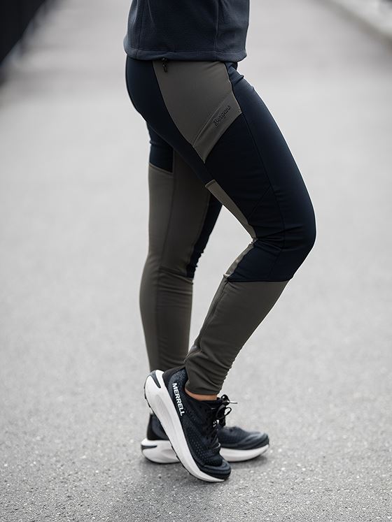 Bergans Fløyen Winter Tights Women Dark Green Mud