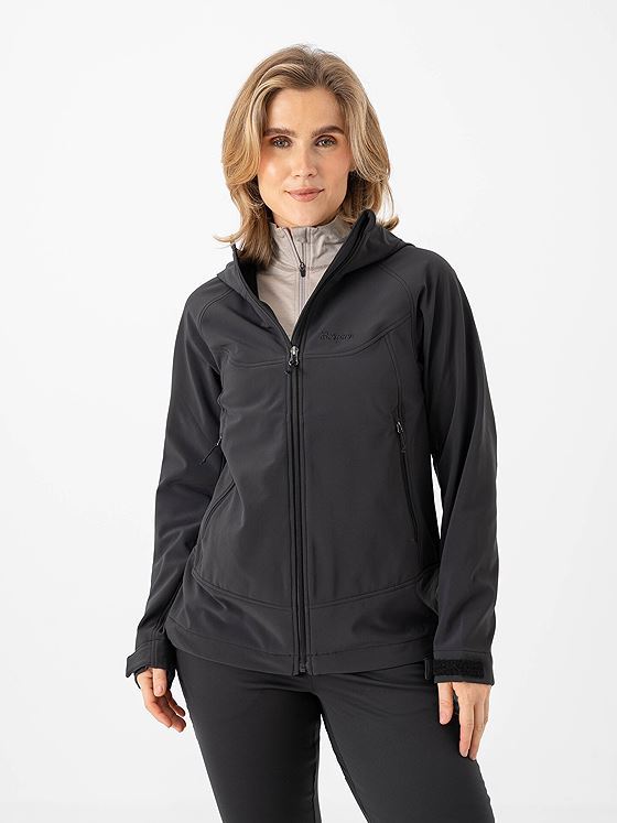 Bergans Vaagaa Softshell Jacket Hood Women Black
