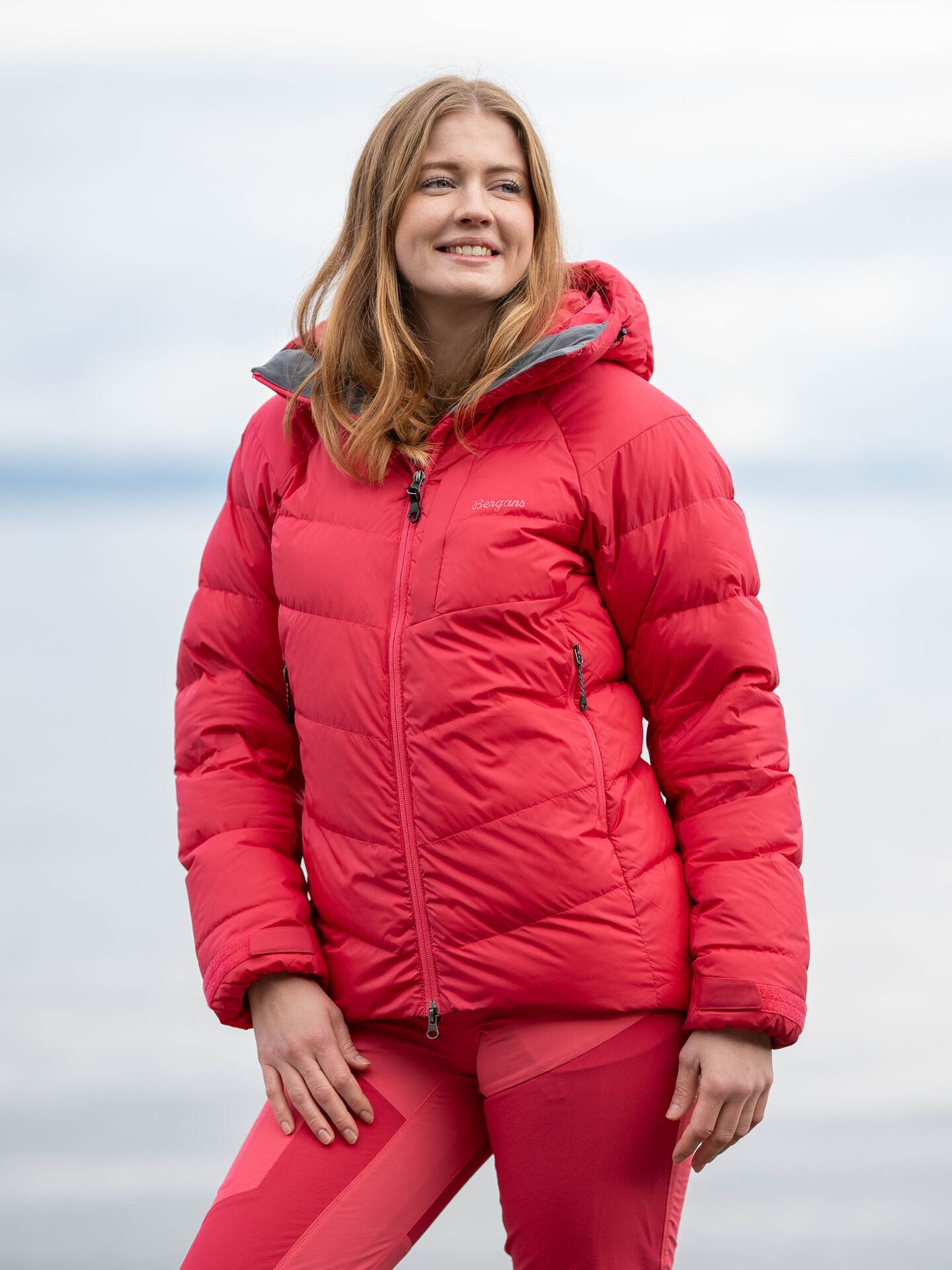 Bergans Tind Mountain Down Jacket Women Alpine Rose