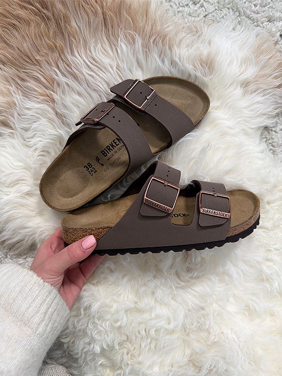 Birkenstock Arizona Birko-Flor Nubuck Mocha