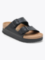 Birkenstock Arizona PAP Platform Birko-Flor Black