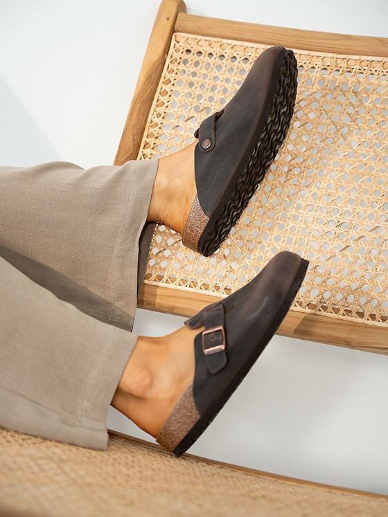 Birkenstock Boston Oiled Leather Habana