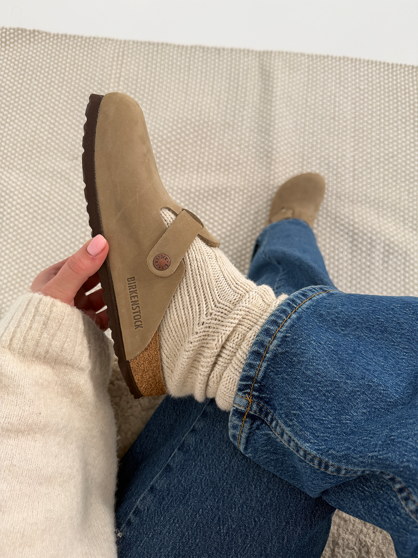 Birkenstock Boston Oiled Leather Tobacco Brown