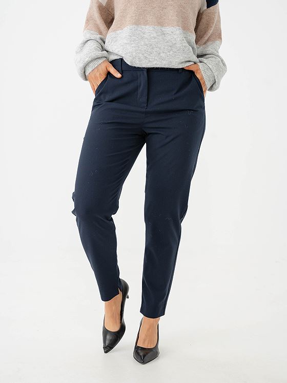 B.YOUNG Danta Pants Crop Copenhagen Night