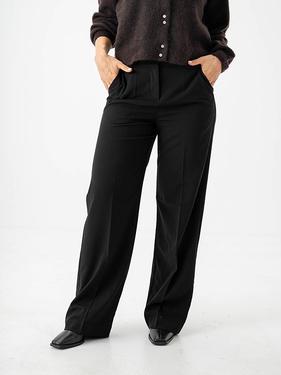 B.YOUNG Danta Wide Leg Pants 2 Black