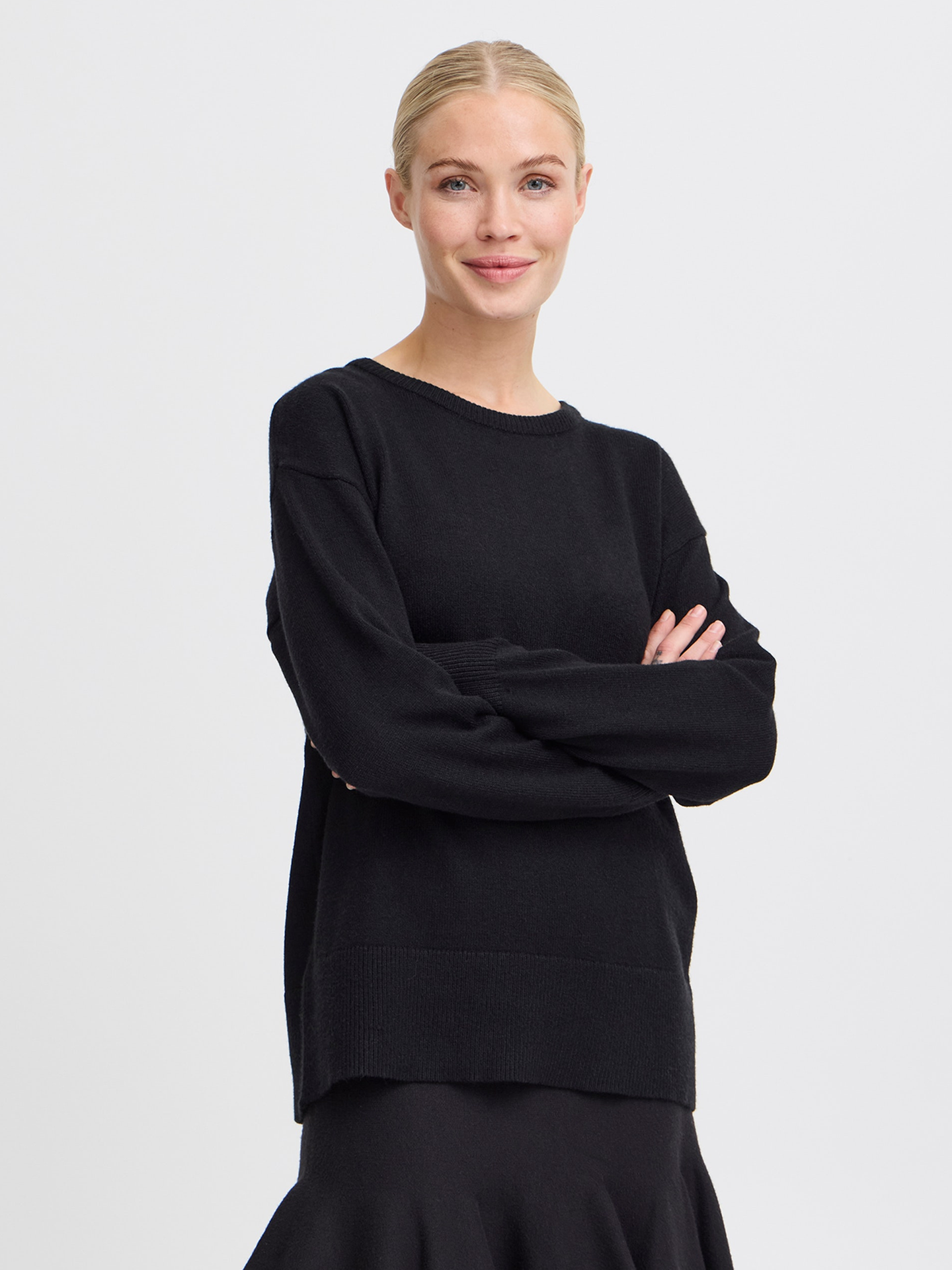 B.YOUNG Nonina O-Neck Jumper 2 Black