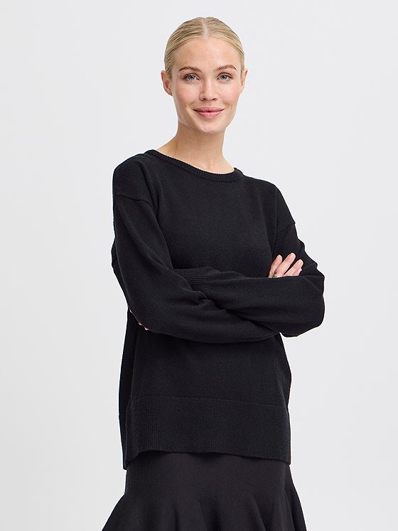 B.YOUNG Nonina O-Neck Jumper 2 Black
