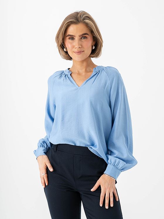 B.YOUNG Irmine Blouse Della Robbia Blue