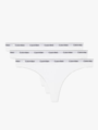 Calvin Klein 3 Pack Thong White