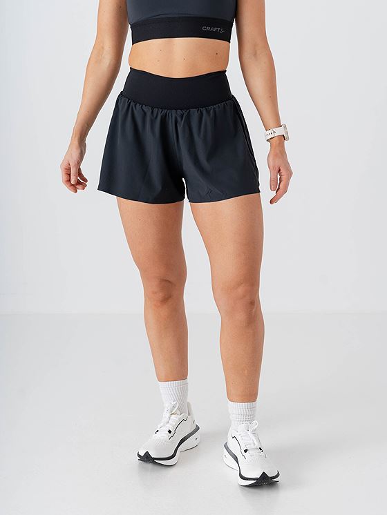 Craft Hypervent Wide Shorts Black