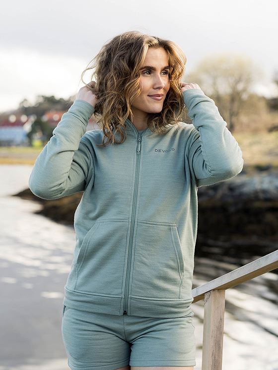 Devold Everyday Zip Hoodie Woman Fog