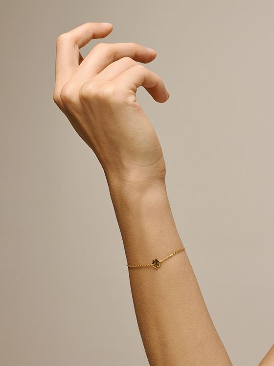 ENAMEL Copenhagen Four-Leaf Clover Bracelet Gull