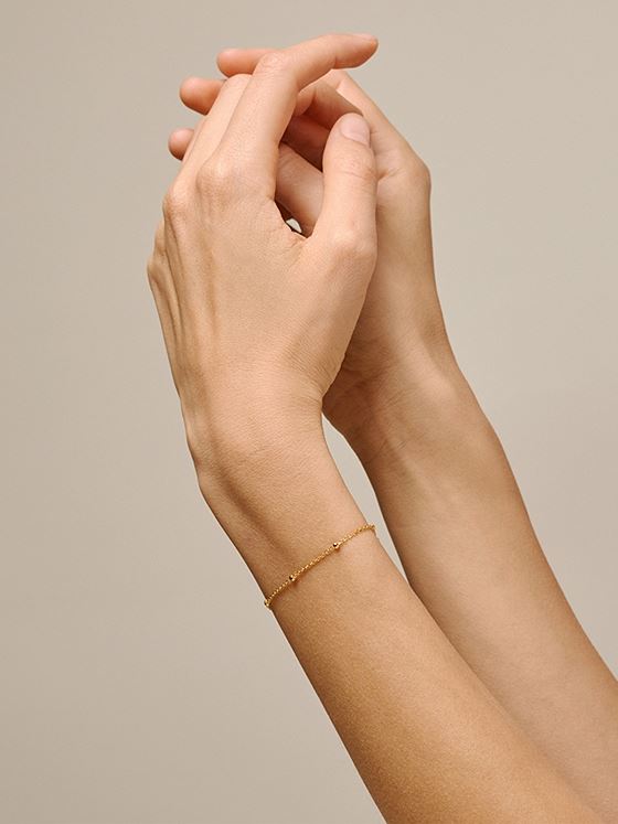 ENAMEL Copenhagen Beaded Chain Bracelet Gull