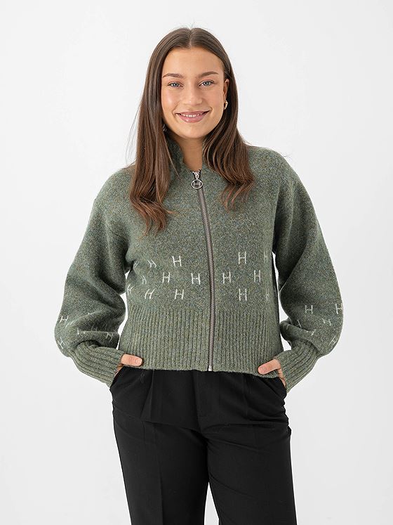 Hést Märtha Short Jacket Winter Moss