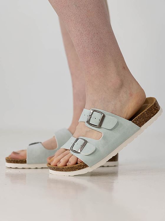 Fort Lauderdale Antibes Cork Sandal Green Lily