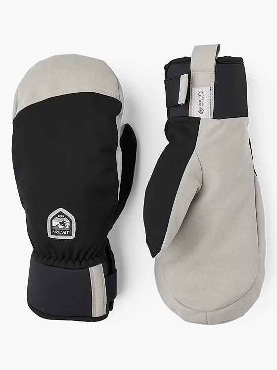 Hestra W.S. Wool Terry Mitt Black