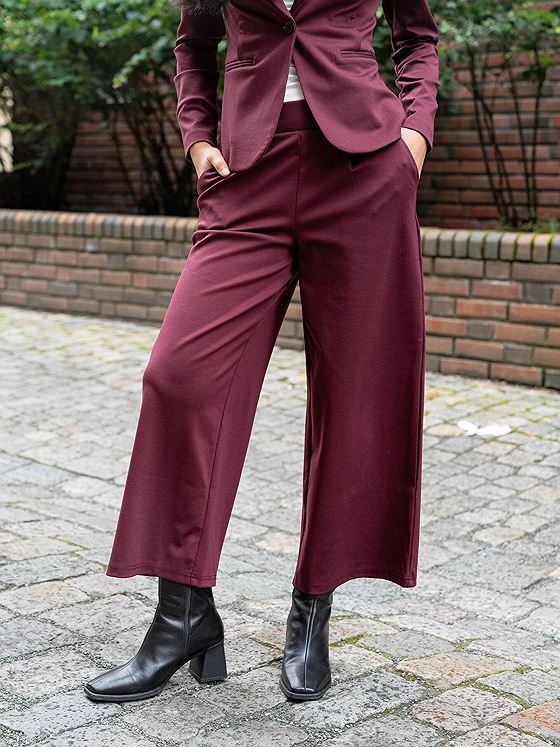 Ichi Kate Wide Pant Port Royale