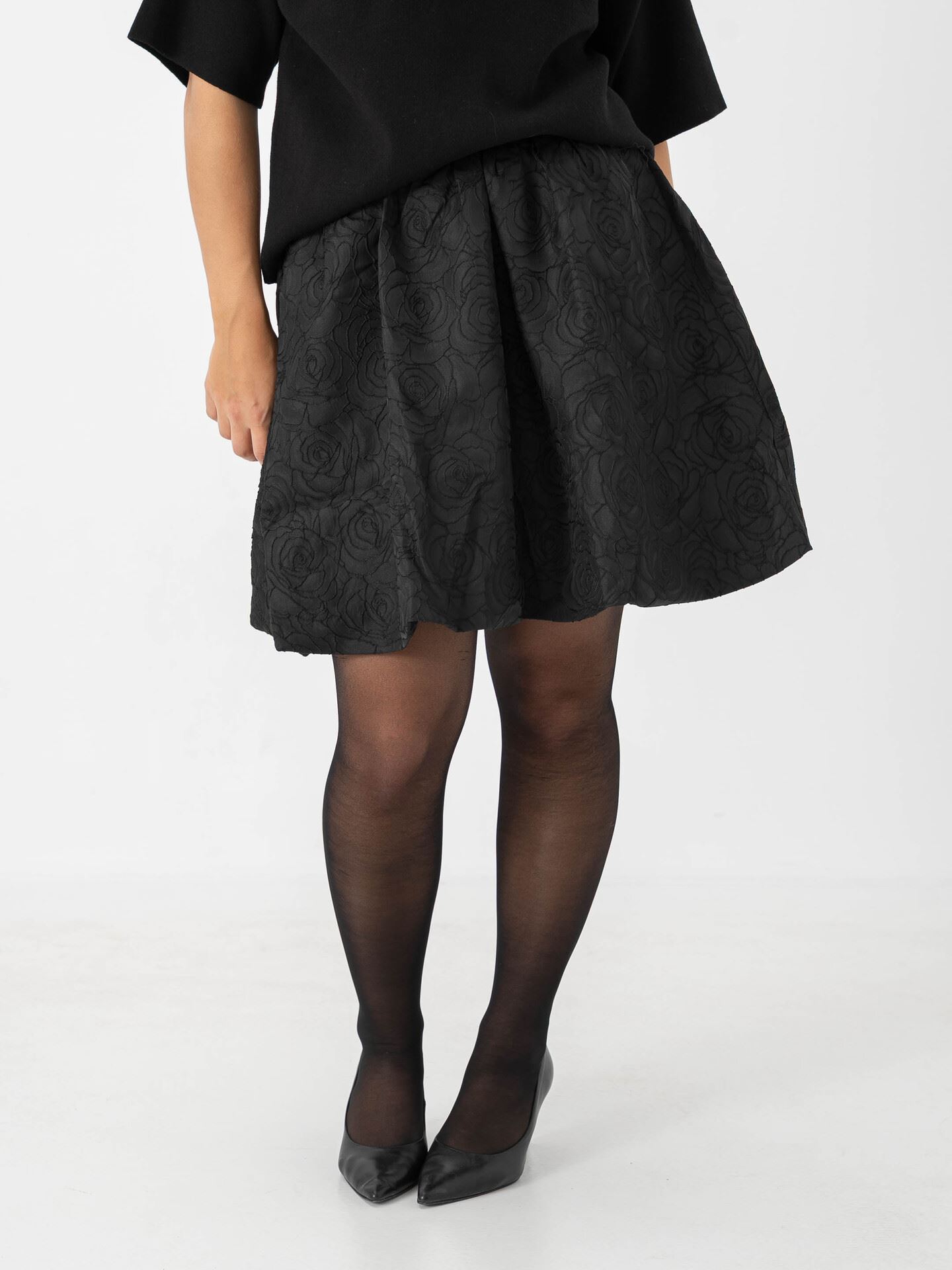 Ichi Kilua Skirt Black