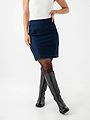 Ichi Kate Denim Skirt Dark Blue