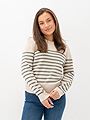 InWear Wallis O-Neck Pullover Agave Stripe