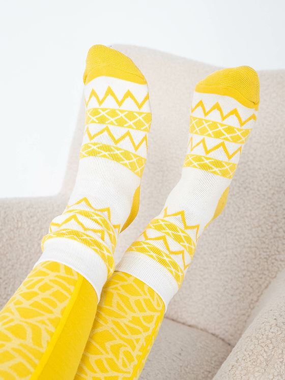 Johaug 2-pack Wool Socks Maize